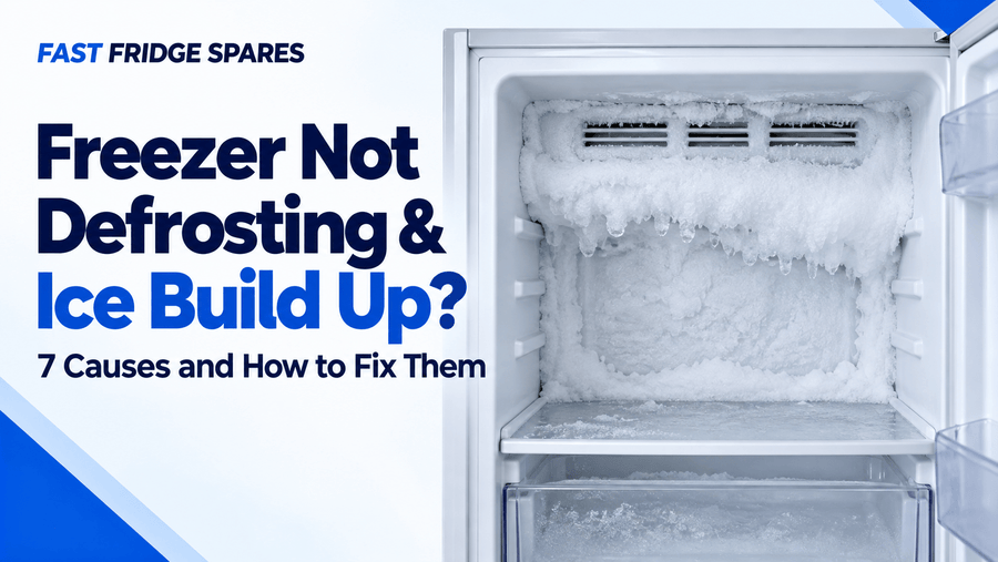 Freezer Not Defrosting & Ice Build Up? 7 Causes and How to Fix Them - Fast Fridgespares