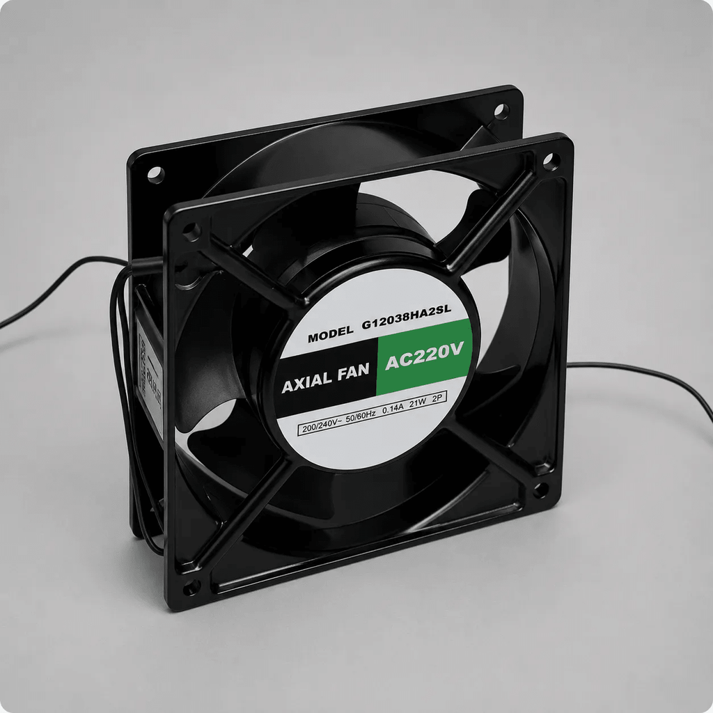 Axial Fan AC220V MODEL G12038HA2SL 200/240V 50/60HZ 0.14A 21W 2P - Fast Fridgespares